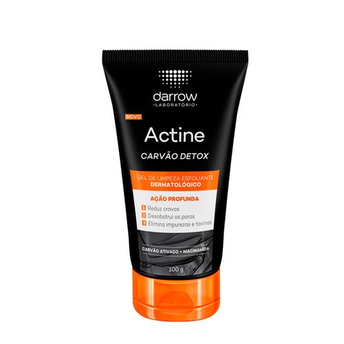 Gel de Limpeza Esfoliante Darrow Actine Carvão Detox 100g 100g