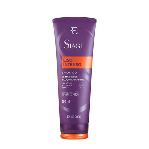 Shampoo Eudora Siáge Liso Intenso 4D 250ml 250 ml