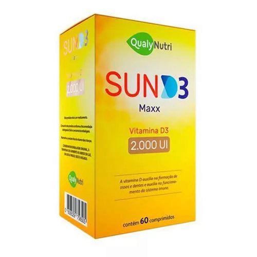 VITAMINA D 2.000 60CPR - SUND3 MAXX QUALYNUTRI