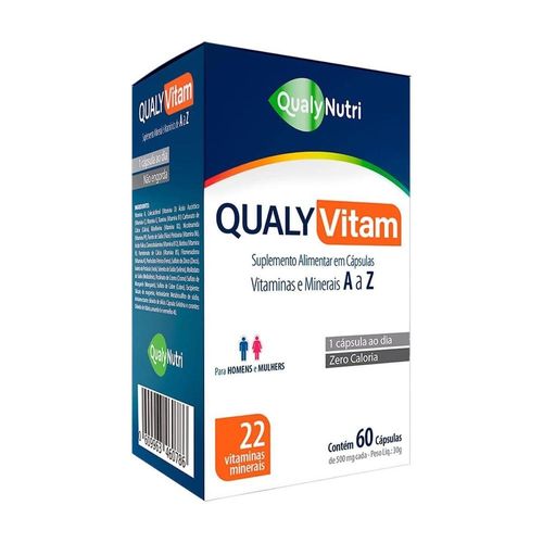 Qualyvitam A A Z 60 Cápsulas Qualynutri