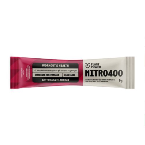 Nitro400 Beterraba e Laranja Plant Power 9g