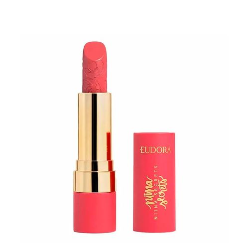 Batom Eudora Niina Secrets Flowers Rosa Secreta 3,6g Rosa Secreta