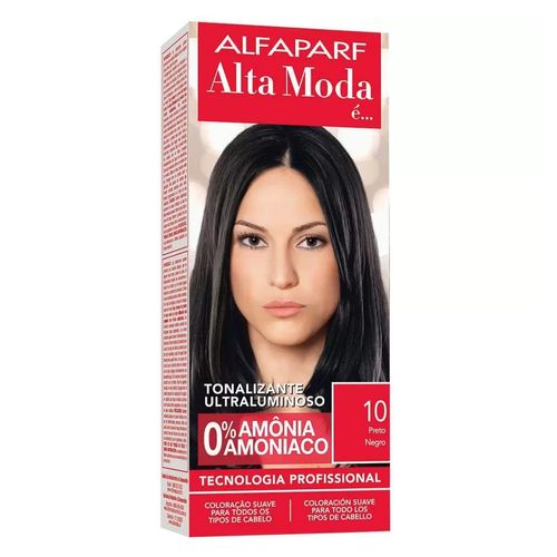 Tintura Alta Moda Tonalizante 10 Preto