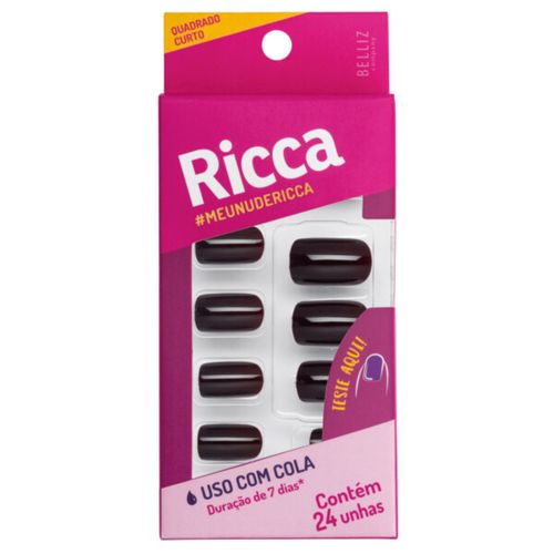 Unhas Ricca Chocolate Ref: 1959 Unhas Ricca Chocolate Ref: 1959