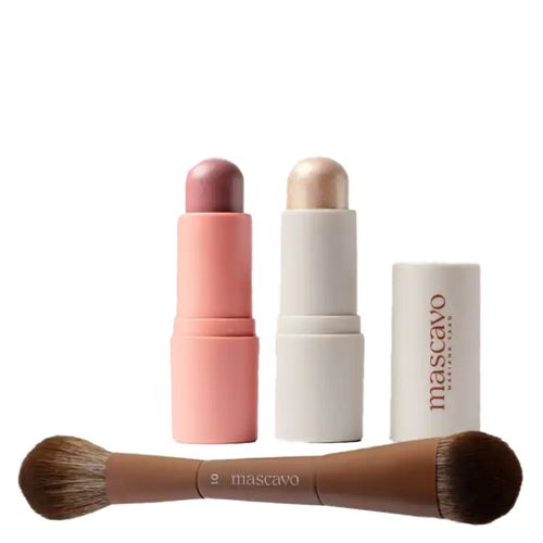 Kit de Maquiagem Mascavo Oak Glow & Go Trio Kit