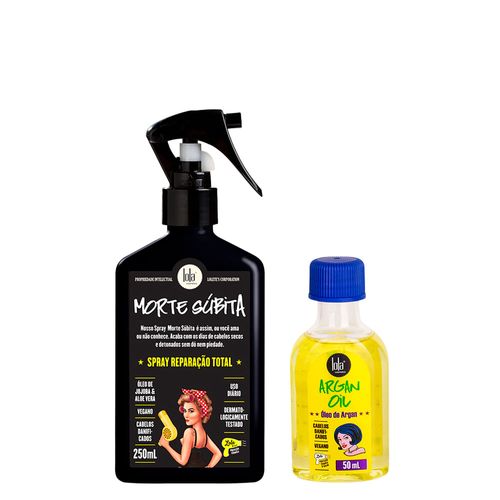 Kit Lola From Rio - Leave-In Argan Oil 50ml + Leave-In Morte Súbita 250ml Kit