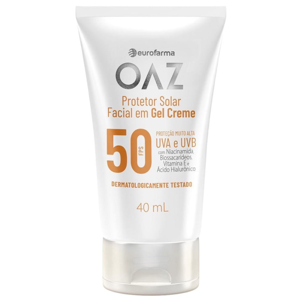 Protetor Solar Facial FPS50 OAZ 40g