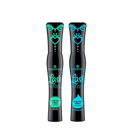 Kit Essence Máscara para Cílios Lash Princess Preta 12ml + Máscara para Cílios Waterproof Preta 12ml Kit