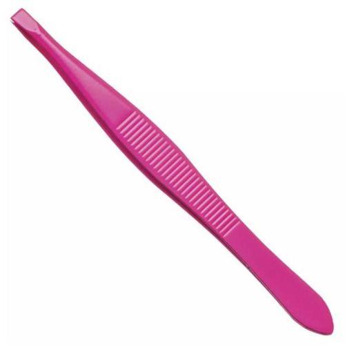 Pinça Inox Neon Ponta Reta Ricca Ref. 1717 Pinça Inox Neon Ponta Reta Ricca Ref. 1717