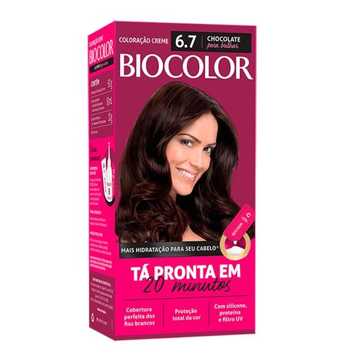 Tinta de Cabelo Biocolor Mini Cor: 6.7 Marrom Natural