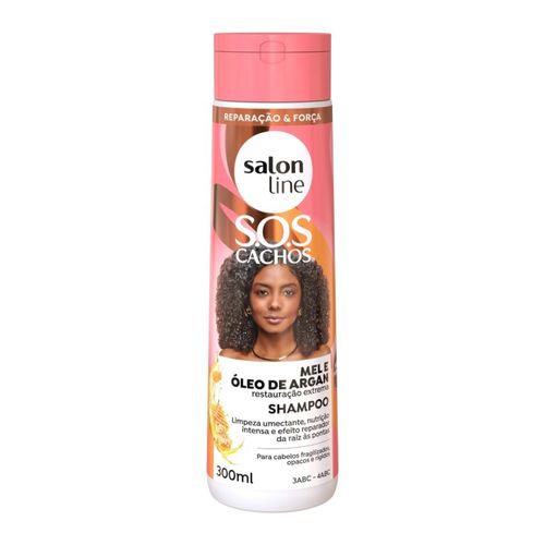 Shampoo Salon Line Sos Mel Cacho Intenso 300ml