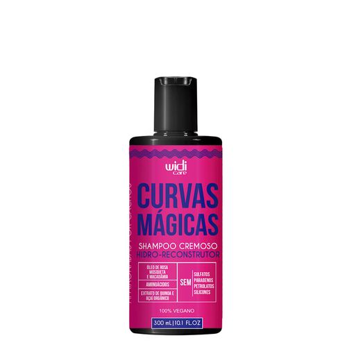 Widi Care Shampoo Cremoso Hidroreconstrutor Curvas Mágicas 300ml 300 ml