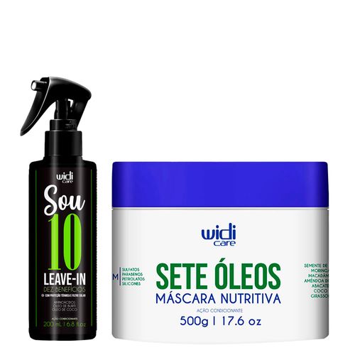 Kit Widi Care Sete Óleos Máscara 500g + Leave-In Sou 10 200ml Kit