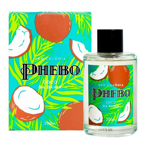 Colônia Phebo Mediterrâneo Coco da Bahia Unissex 200ml 200ml