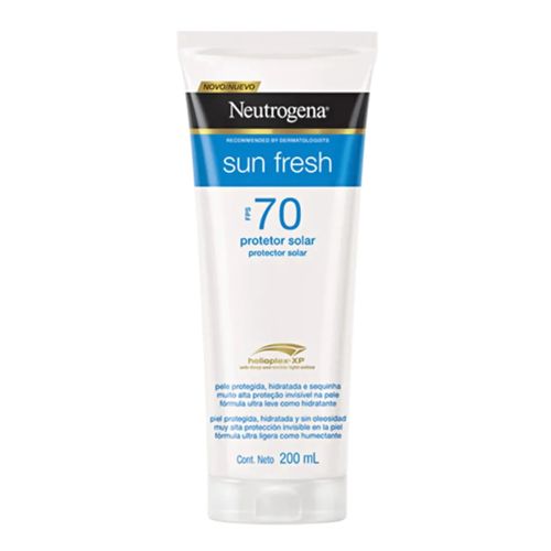 Kit com 3 Unidades de Sun Fresh Protetor Solar Neutrogena FPS 70 200ml