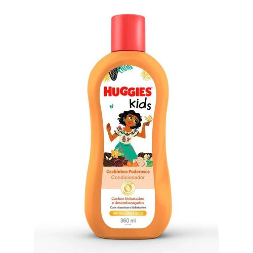 Kit com 3 Unidades de Condicionador Huggies Kids Cachinhos Poderosos Com 360ml