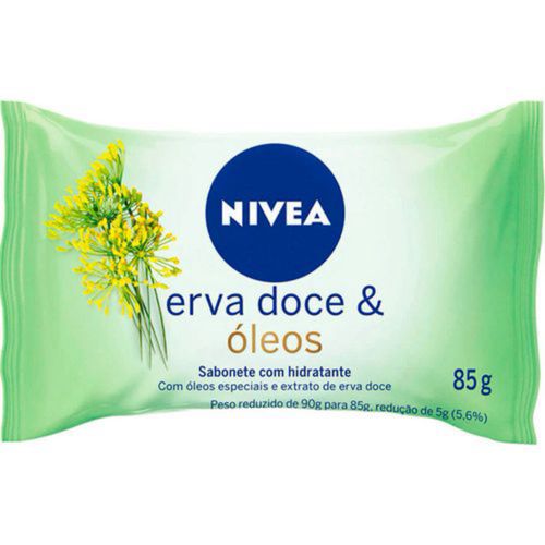 Kit com 3 Unidades de Nivea Erva Doce Sabonete 85g