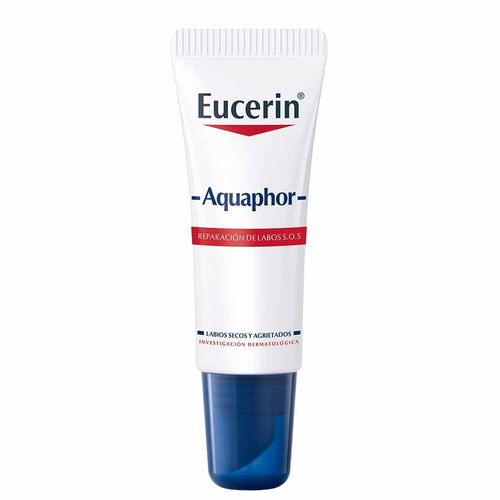Kit com 3 Unidades de Eucerin Aquaphor Reparador Labial 10ml