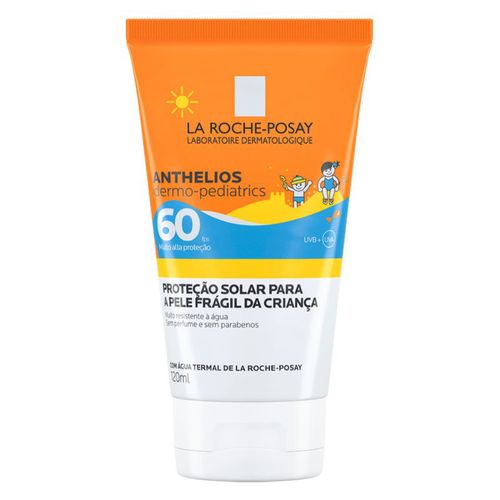 Kit com 3 Unidades de Anthelios Dermo Pediatrics Protetor Solar Infantil La Roche-Posay FPS60 120ml