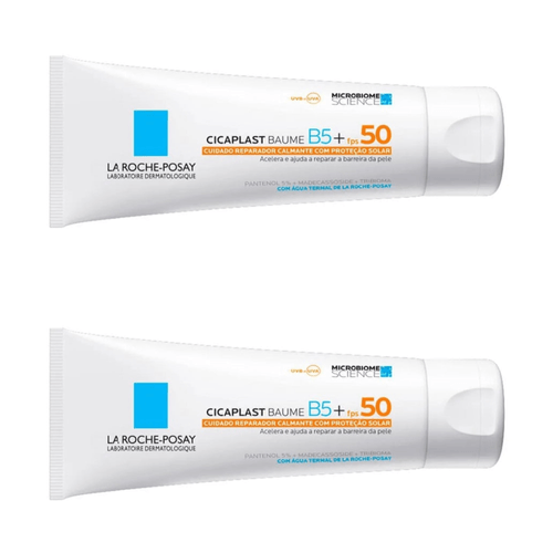Kit com 2 Unidades de La Roche Posay Cicaplast Baume B5 SPF50 - 40ml