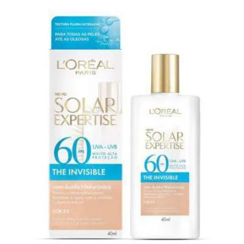 Kit com 2 Unidades de Protetor Solar Expertise Facial FPS60 2.0 Fluido Com Cor 40ML