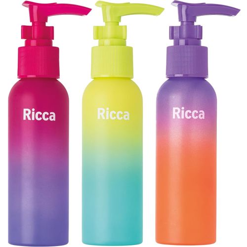 Conjunto De Viagem Com 3 Frascos Degrade Ricca