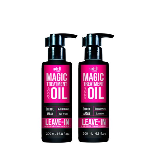 Kit Widi Care Magic Treatment Moroccan Oil Leave-In 200ml - 2 Unidades Kit Kit Widi Care Magic Treatment Moroccan Oil Leave-In 200ml - 2 Unidades Kit
