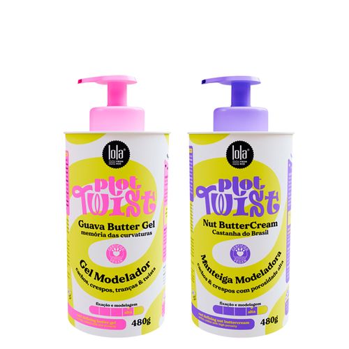 Kit Lola Cosmetics Plot Twist - Gel Modelador 480g + Manteiga Modeladora 480g Kit