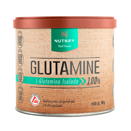 Glutamina - em pó - Glutamine Neutro 150g 150g Neutro 150g