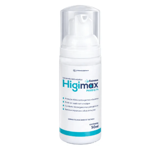HIGIMAX SABONETE ANTISS PTICO COM PHMB 0,1% 50ML - ESPUMA