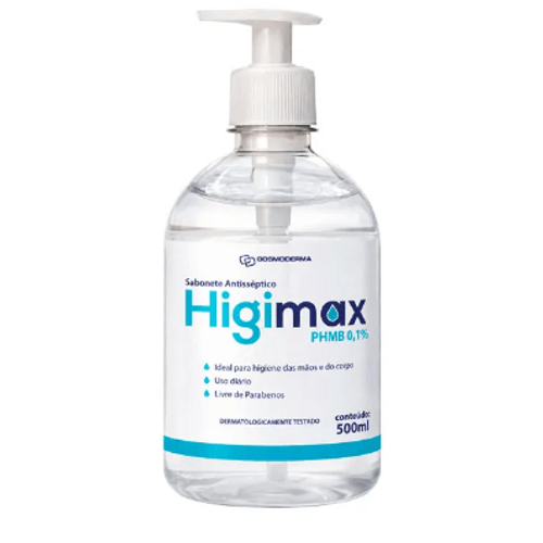 HIGIMAX SABONETE ANTISS PTICO COM PHMB 0,1% 500ML - ESPUMA