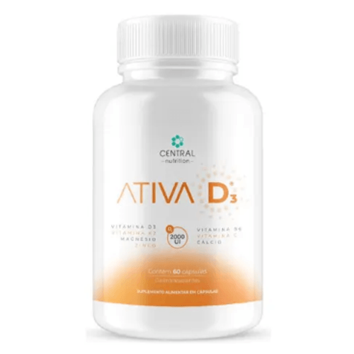 ATIVA D3 - 60 Capsulas Gastrorresistentes