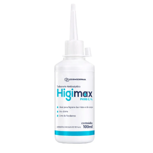 HIGIMAX SABONETE ANTISS PTICO COM PHMB 0,1% 150ML - ESPUMA