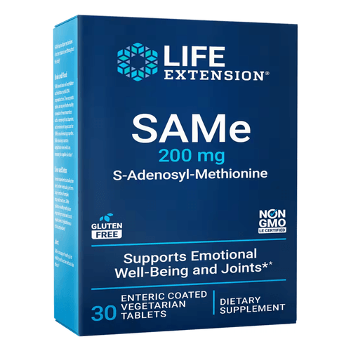 SAMe 200mg 30 Tabletes Life Extension