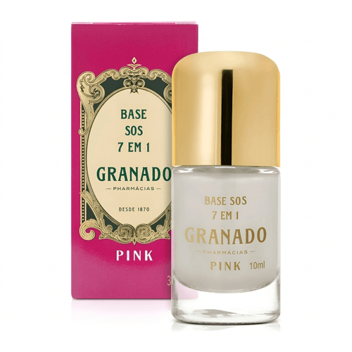 ESMALTE BASE SOS 7 EM 1 PINK 10ML