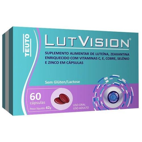 LUT VISION 60 CAPSULAS MOLES - TEUTO