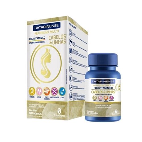 POLIVITAMINICO CATARINENSE CABELOS E UNHAS 60CAPS
