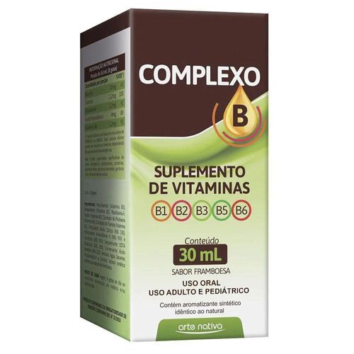COMPLEXO B  GOTAS 30 ML - ARTE NATIVA