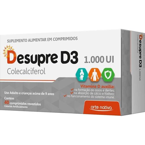 DESUPRE D3 1000UI  40CPR ARTE NATIVA