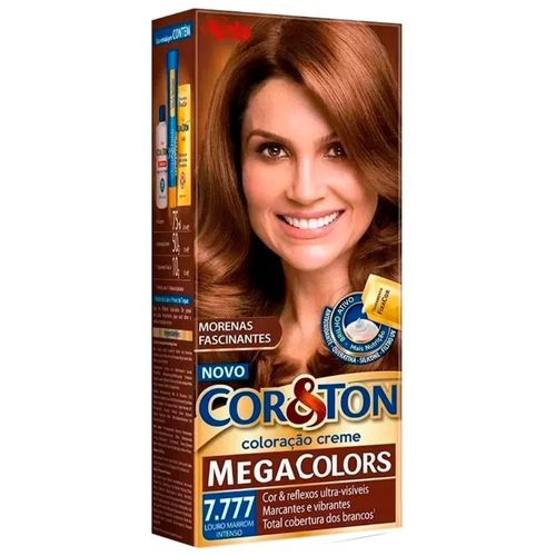 TINTURA COR TON 7.777 MARROM INTENSO PROFUNDO