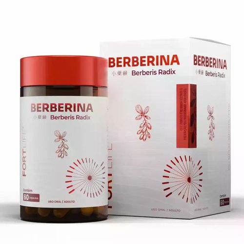 BERBERINA 500MG 60CAPS Fortlife
