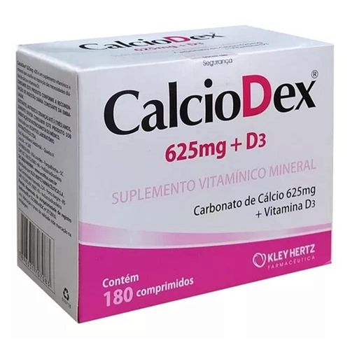 CALCIODEX 625MG+D 180CPR KLEY HERTZ