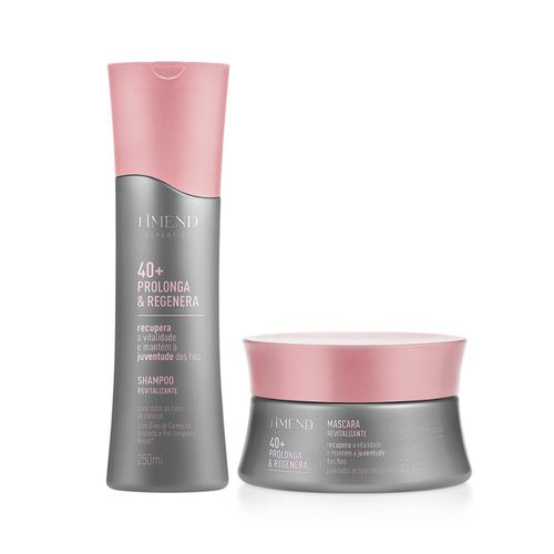 Kit Amend Expertise 40 + Prolonga e Regenera Shampoo Máscara