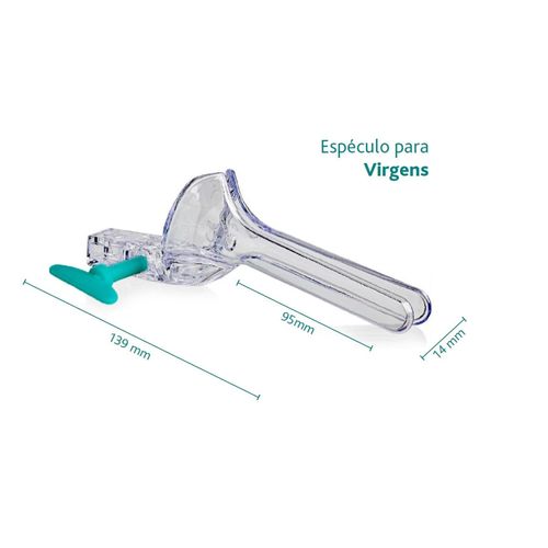 Espéculo Vaginal para Virgens Estéril 99 Unid. Com Estererlização Virgens/Menopausadas - 99 Unid.
