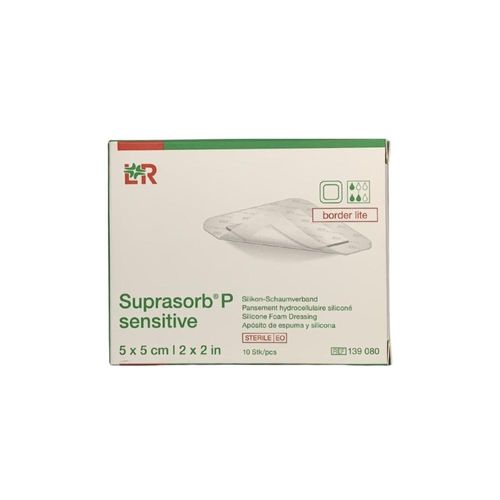 Suprasorb P Sensitive Border Lite 5x5cm - Lohmann & Rauscher