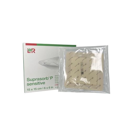Suprasorb P Sensitive Border Lite 15x15cm Lohmann & Rauscher