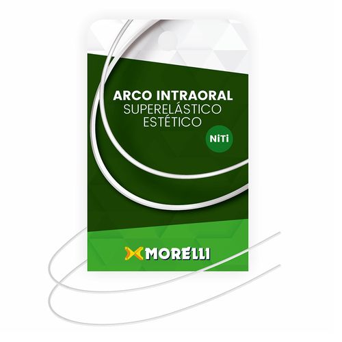 Arco Intraoral Estético Superelástico G. NiTi Ret. Morelli 019x025