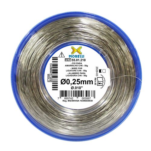 Fio Para Amarrilho CrNi Redondo em Rolo 50g Morelli 010