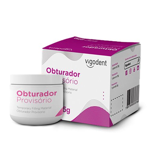 Cimento Obturador Provisório com Flúor com 25g Vigodent