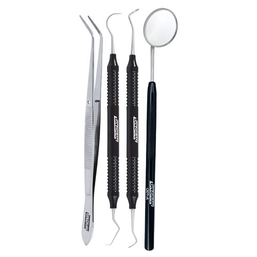 Kit de Instrumentais de Atendimento Clínico Completo Golgran Preto